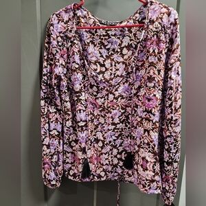 Kivari Multicolor Floral Top